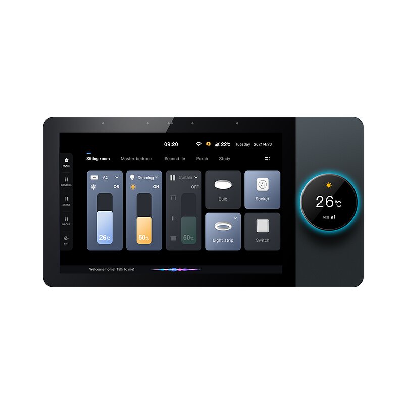 Central Control Panel Supplier - OEM/ODM 8 Inch Tuya Android Central Control Panel Music