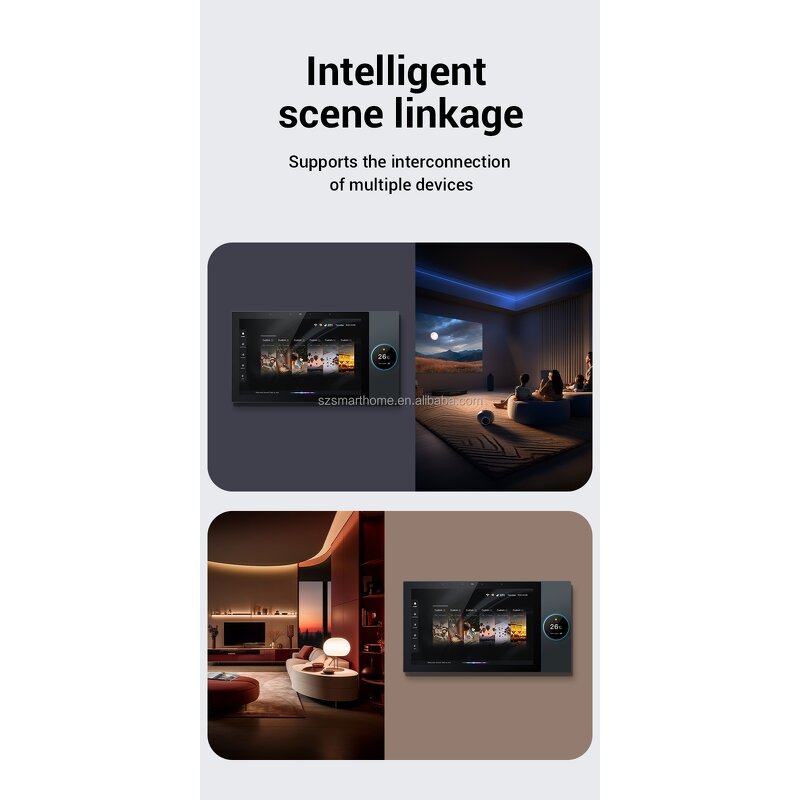 Music Amplifier Manufacturer - OEM/ODM 8 Channel Smart Home 10 Inch Touch Screen Tuya