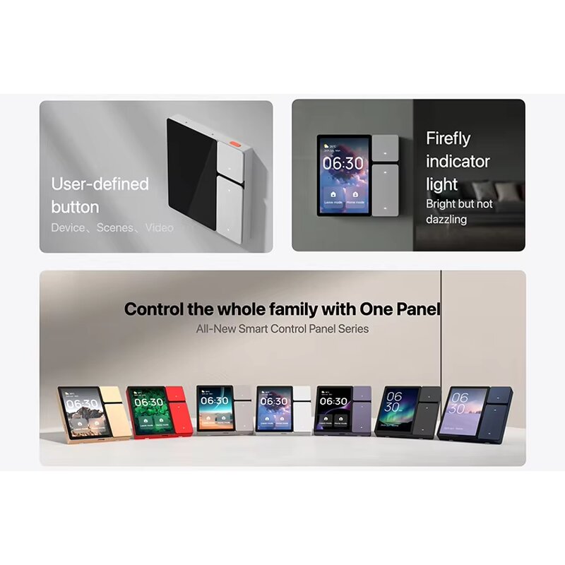 Smart Control Panel Factory - OEM/ODM 2025 Mini 3way Relay Switch 3.5 Inch IR Gateway