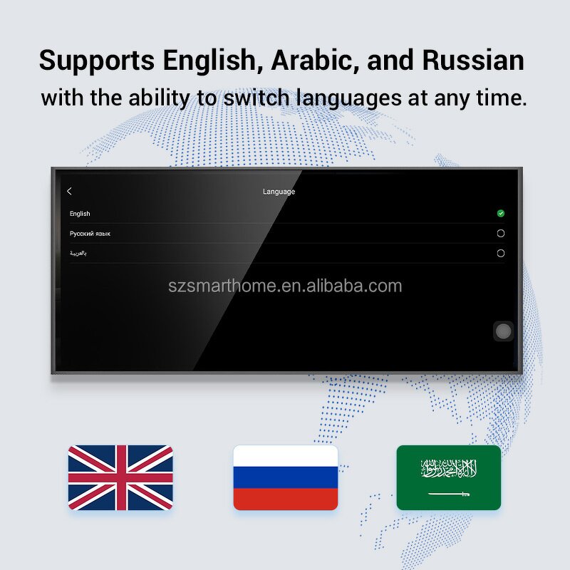 Touch Control Panel Manufacturer - OEM/ODM 12 Inch Tuya Smart Home Music Playback Scene