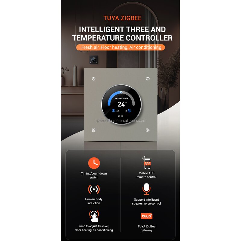 Smart Thermostat Factory - OEM/ODM Tuya Zigbee Floor Heating Temperature Controller