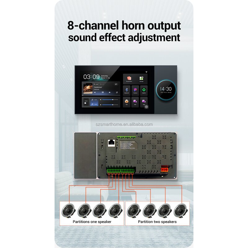 Smart Amplifier Factory - OEM/ODM 7 Inch 30W Amplifier Ceiling Speaker Wall-Mounted IPS