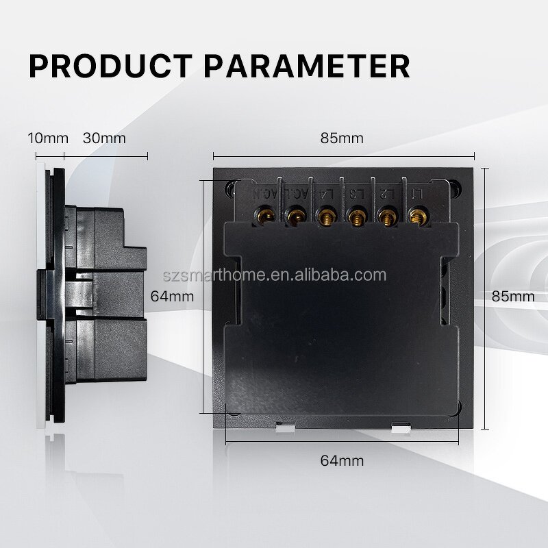 Smart Switch Panel Manufacturer - OEM/ODM Tuya Zigbee 4 Gang Touch Panel Dimmer Light