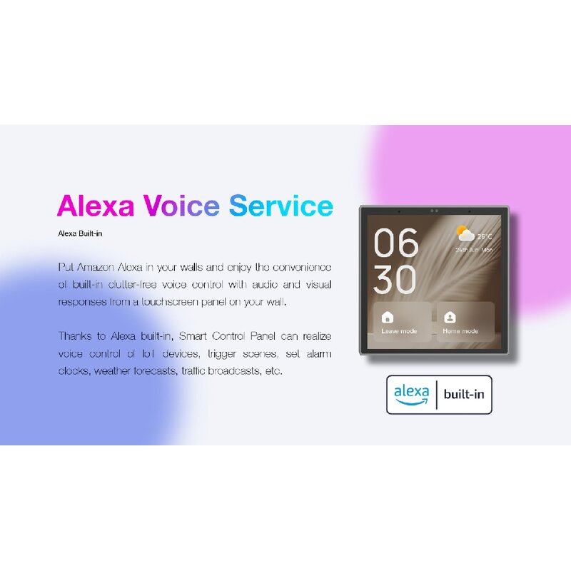 Smart Control Panel Manufacturer - OEM/ODM Tuya EU Standard IPS Touch Screen Alexa Switch