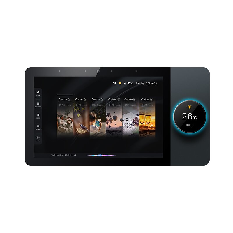 Central Control Panel Supplier - OEM/ODM 8 Inch Tuya Android Central Control Panel Music