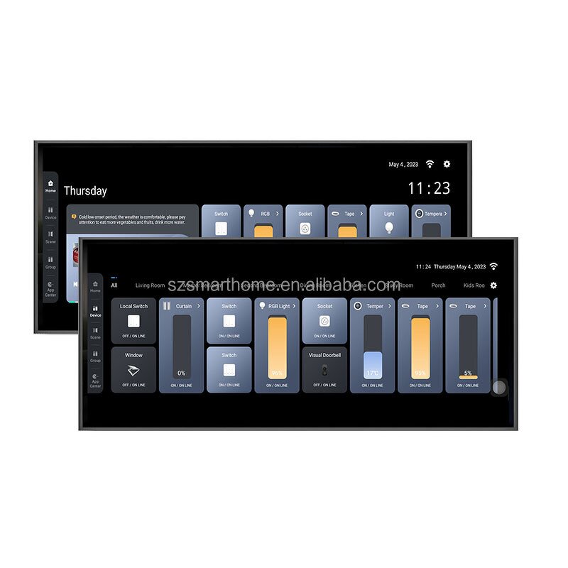 Smart Home Panel Manufacturer - OEM/ODM 12 Inch Tuya Zigbee Playback Scene Home Theater