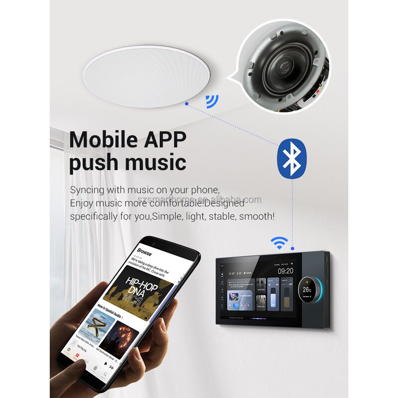 Smart Touch Panel Supplier - OEM/ODM 8-Inch Zigbee WiFi Rotatable Touch Screen Android