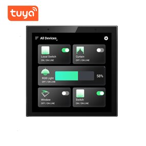 Smart Control Panel Factory - OEM/ODM Tuya 4-Inch Multi-Functional Music WiFi IPS Display
