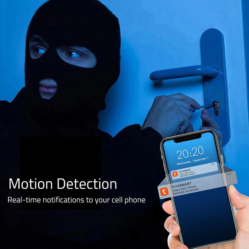 Doorbell Intercom System Supplier - OEM/ODM Color HD Tuya APP Remote WiFi Visual Bell