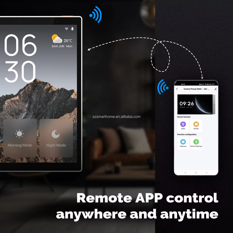 Smart Home System Manufacturer - OEM/ODM 2025 Wifi Zigbee Touch Panel Alexa Voice Control