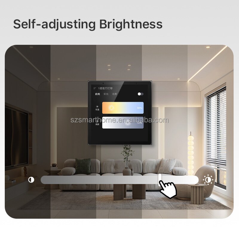 Smart Control Panel Supplier - OEM/ODM Tuya 4-Inch Smart Light Switch Aluminum Panels