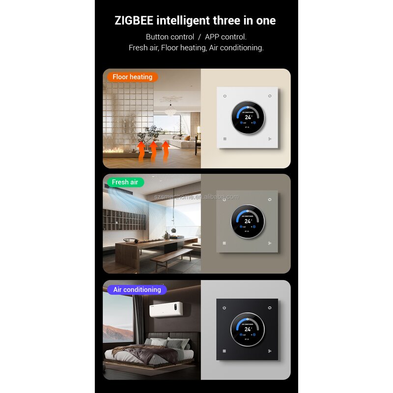 Smart Thermostat Factory - OEM/ODM Tuya Zigbee Floor Heating Temperature Controller