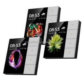 Smart Home Panel Factory - OEM/ODM F3pro Touch Screen Wifi Tuya Switches Panel Light