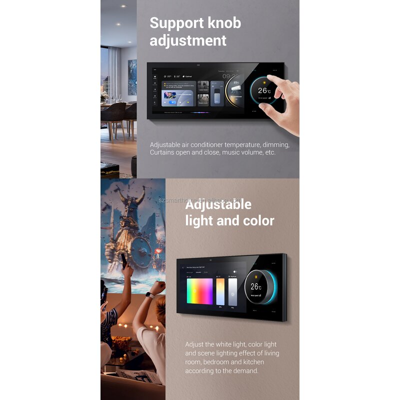 Touch Panel Supplier - OEM/ODM 6-Inch Wifi Multi-Function Zigbee Gateway IPS Display