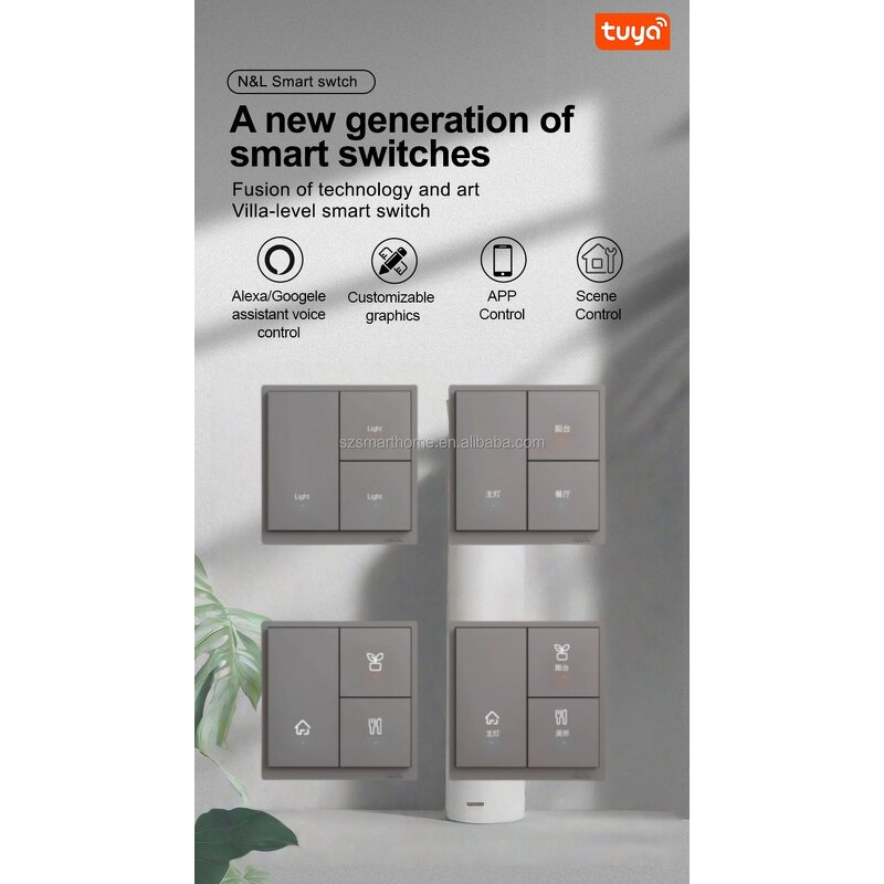 Smart Switch Socket Factory - OEM/ODM 2025 UK Tuya Wireless Zigbee 10A Electrical