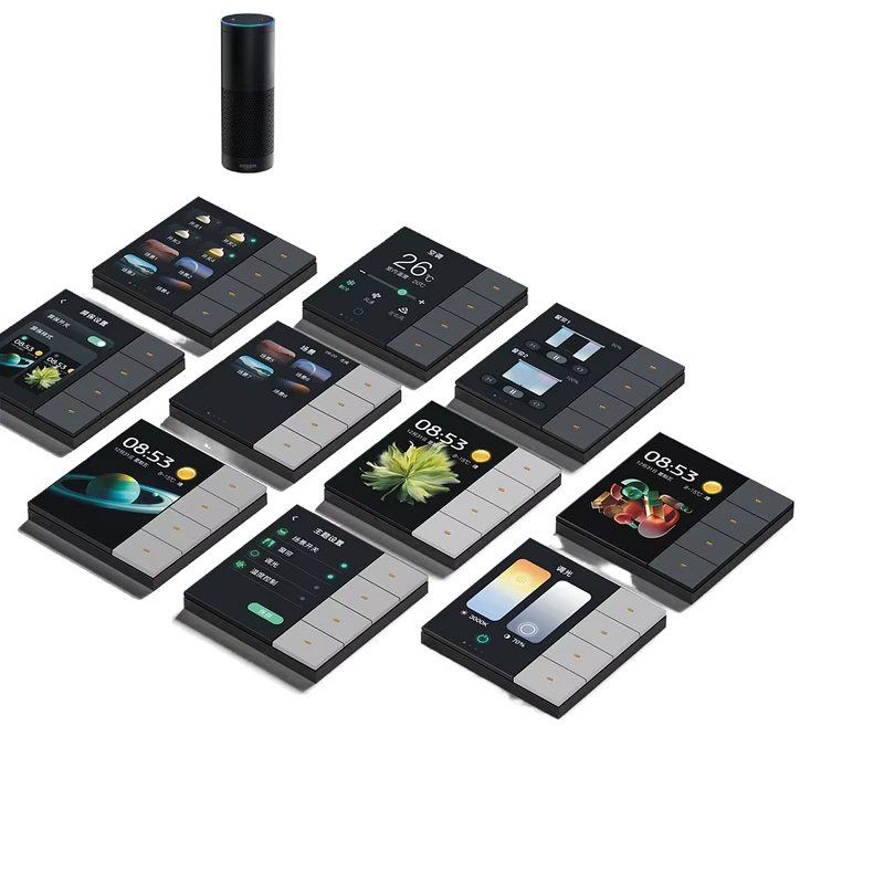 Smart Switch Module Supplier - OEM/ODM 3.5 Inch 4-Gang Wi-Fi Touch Control IPS Display