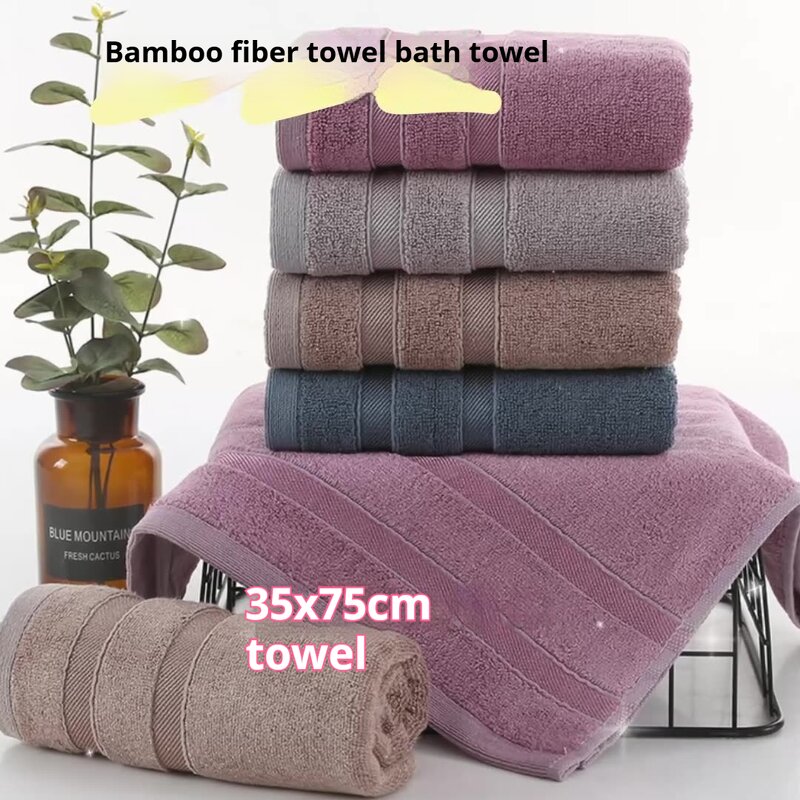 Bath Towel Factory - OEM Bamboo Fiber Hotel Household Absorbent Couple Towel