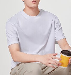 Men's T-Shirt Factory - OEM Antibacterial Cool Bamboo Fiber Breathable Casual