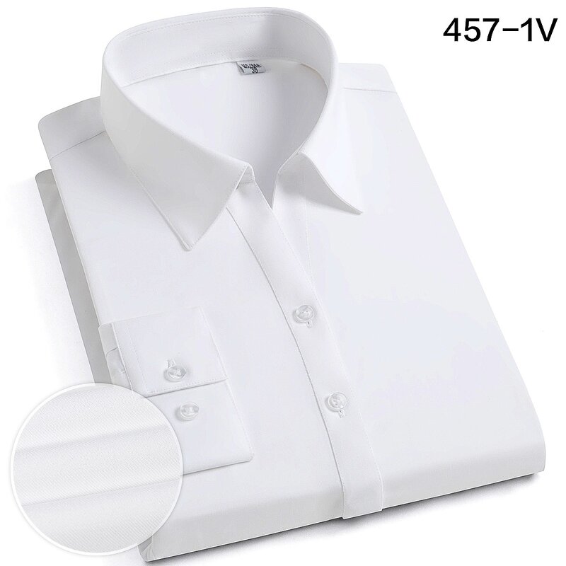 Men's Shirt Factory - OEM New Bamboo Fiber Long-sleeved Wrinkle-free Business