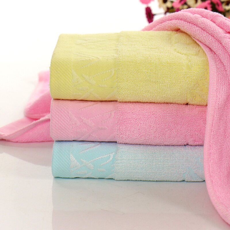 Bath Towel Factory - OEM Bamboo Fiber Jacquard Soft Cleansing Wash Towel