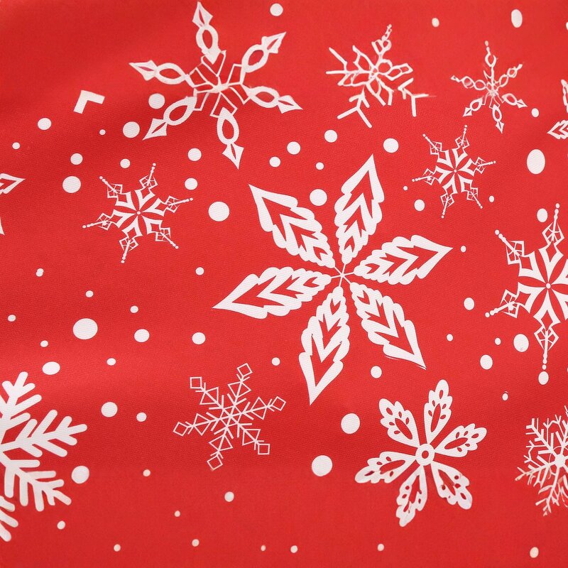 Women's Dresses Factory - OEM Off Shoulder Fur Collar Snowflake Printed V-neck A-line