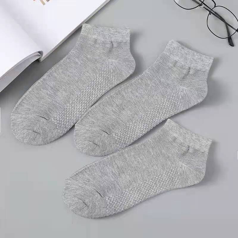 Socks Factory - OEM Men's Bamboo Fiber Breathable Solid Color Leisure Boat