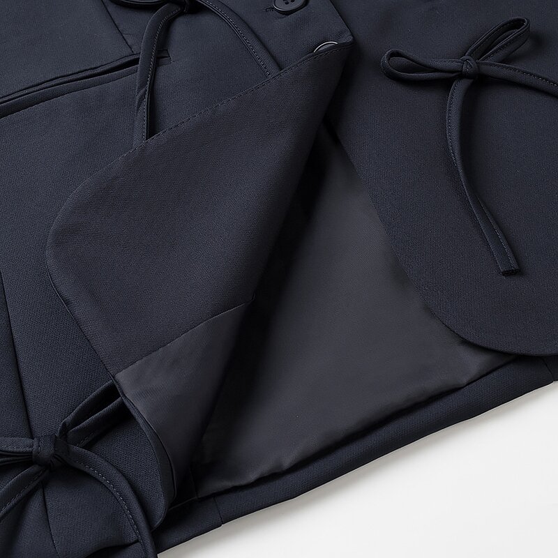 Women's Blazer Factory - OEM New Arrival Premium Bow-Tie Loose-Fit Casual