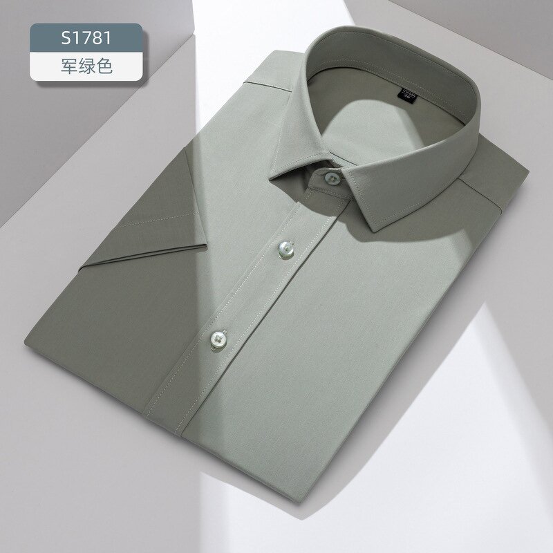 Men's Shirt Factory - OEM Non-iron Wrinkle Summer Stretch Bamboo Fiber Blouse