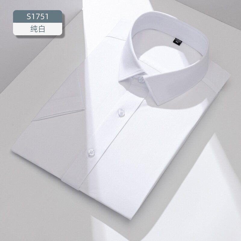 Men's Shirt Factory - OEM Non-iron Wrinkle Summer Stretch Bamboo Fiber Blouse