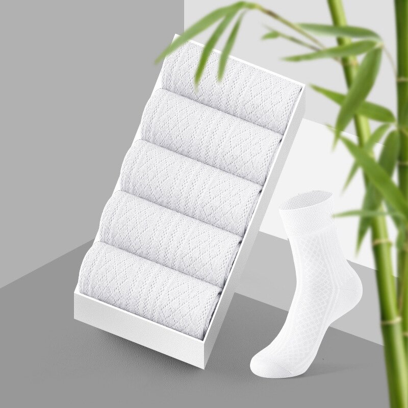 Socks Factory - OEM Men's Antibacterial Breathable Mesh Bamboo Fiber Sports