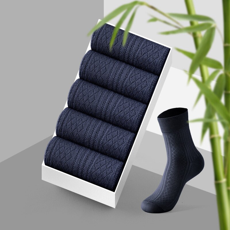 Socks Factory - OEM Men's Antibacterial Breathable Mesh Bamboo Fiber Sports
