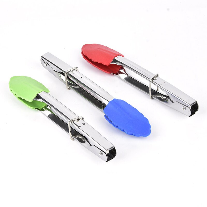 BBQ Tongs Factory - OEM Eco-Friendly Heat Resistant Stainless Steel Silicone
