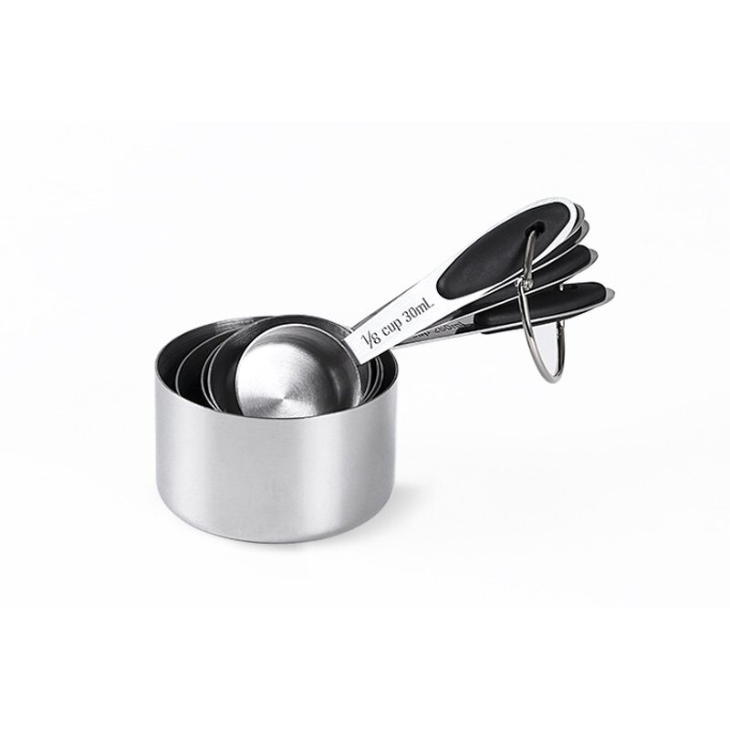 Measuring Cups Set Factory - OEM 2025 New Eco-Friendly 10pcs Colorful Stainless Steel