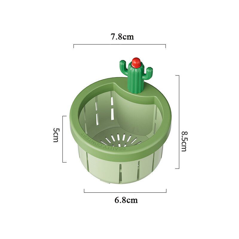 Sink Filter Net Factory - OEM Cactus Design Multi-Functional Automatic Dumping Kitchen