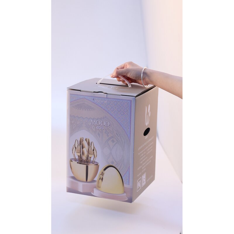 Cutlery Set Factory - OEM Egg Shape Knife and Fork Spoon Stainless Steel