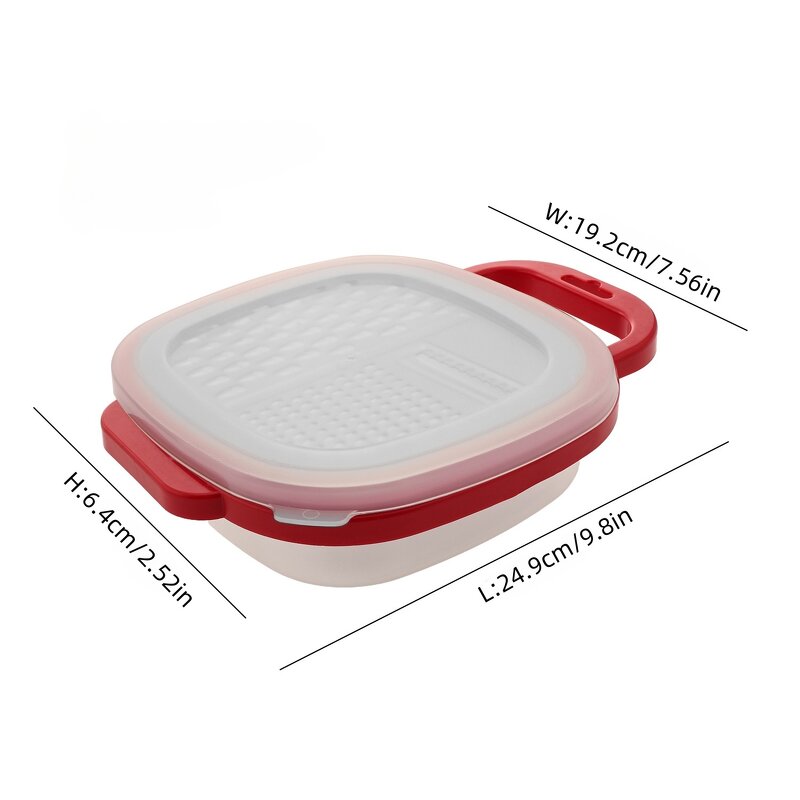 Vegetable Slicer Factory - OEM Stainless Steel Manual Plastic Detachable Box Cheese Grater