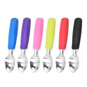 Ice Cream Scoop Factory - OEM Multi-Function 304 SS Non-Slip Rubber Grip Chef
