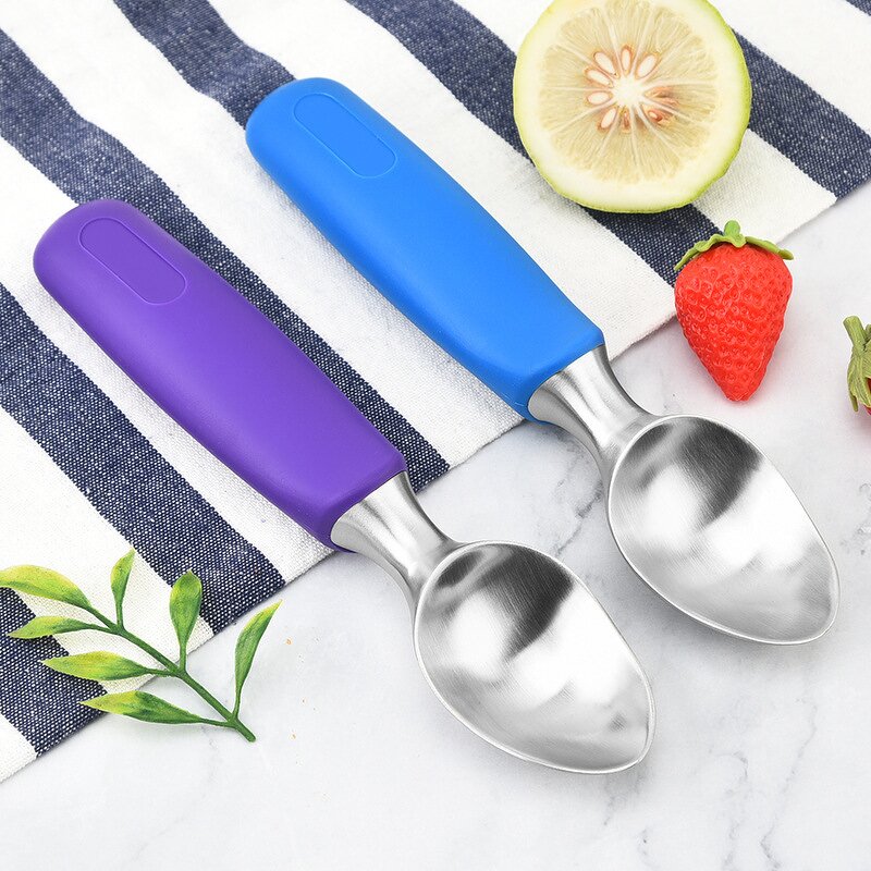 Ice Cream Scoop Factory - OEM Multi-Function 304 SS Non-Slip Rubber Grip Chef