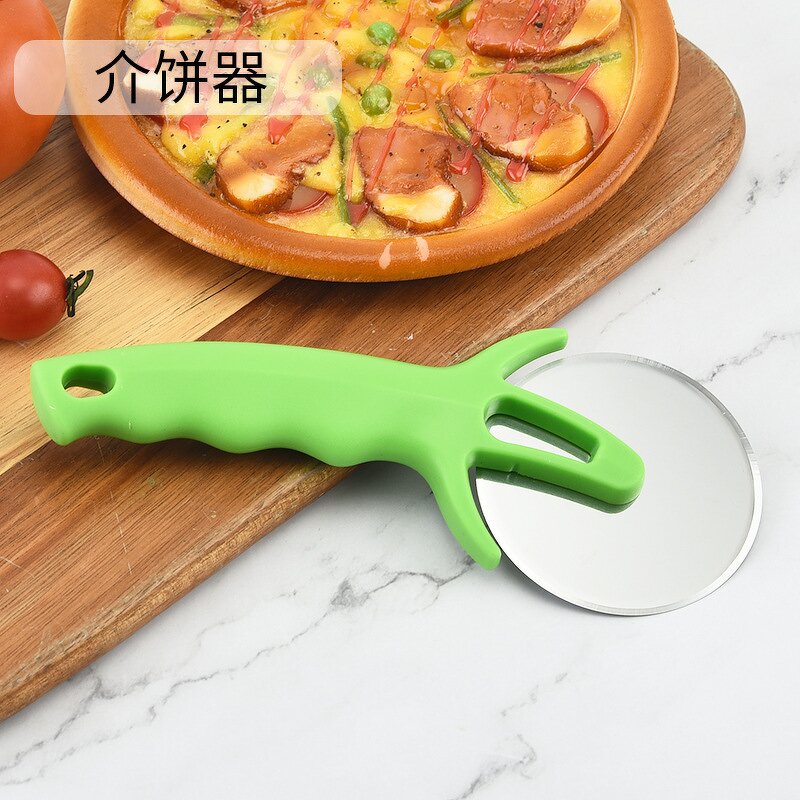 Pizza Cutter Factory - OEM Customizable Stainless Steel Round-Handle Metal Plastic