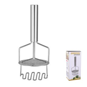 Potato Masher Factory - OEM Heavy Duty Stainless Steel Manual Puree Press Vegetable