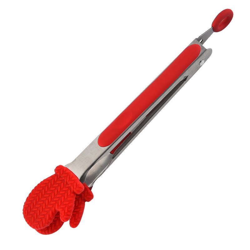 Silicone Tongs Factory - OEM Custom Logo Christmas Festive Utensil
