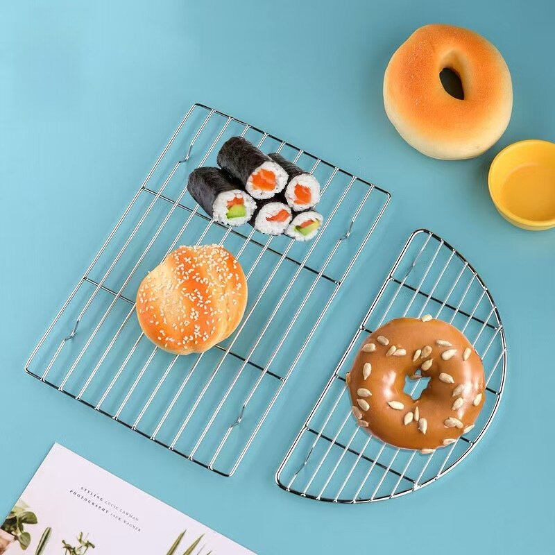 Cooling Rack Factory - OEM Oven-Safe Stainless Steel Baking Wire Rack
