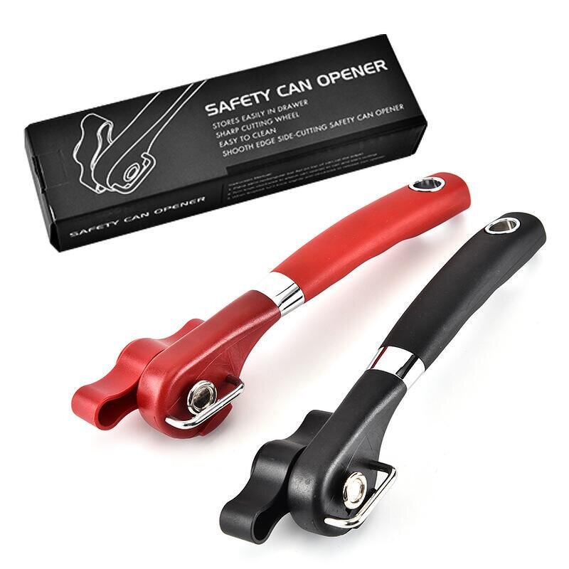 Bottle Opener Factory - OEM Multi-Function Stainless Steel Manual Safety Can Opener