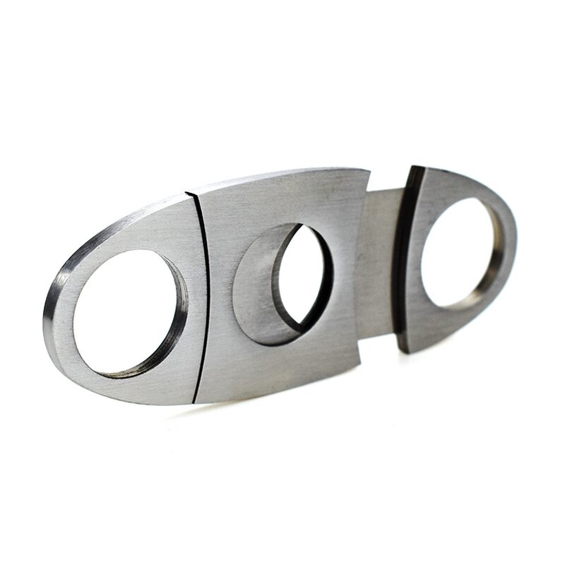 Cigar Cutter Factory - OEM Factory Outlet Custom Logo V-Shaped Stainless Steel