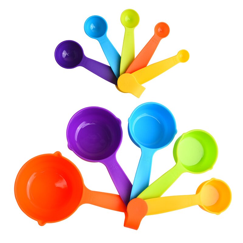 Measuring Cups Set Factory - OEM Baking Tool Plastic Collapsible Unique 10pcs 8pcs