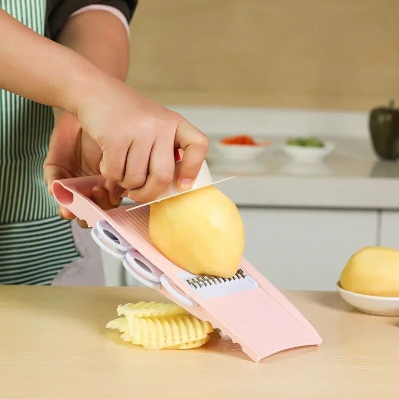 Vegetable Cutter Factory - OEM Multi-Function Stainless Steel Plastic Manual Chopper