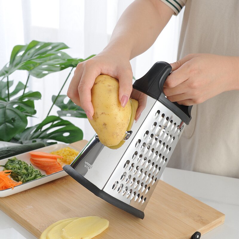 Cheese Grater Factory - OEM Professional Stainless Steel 4-Sided Handheld Box