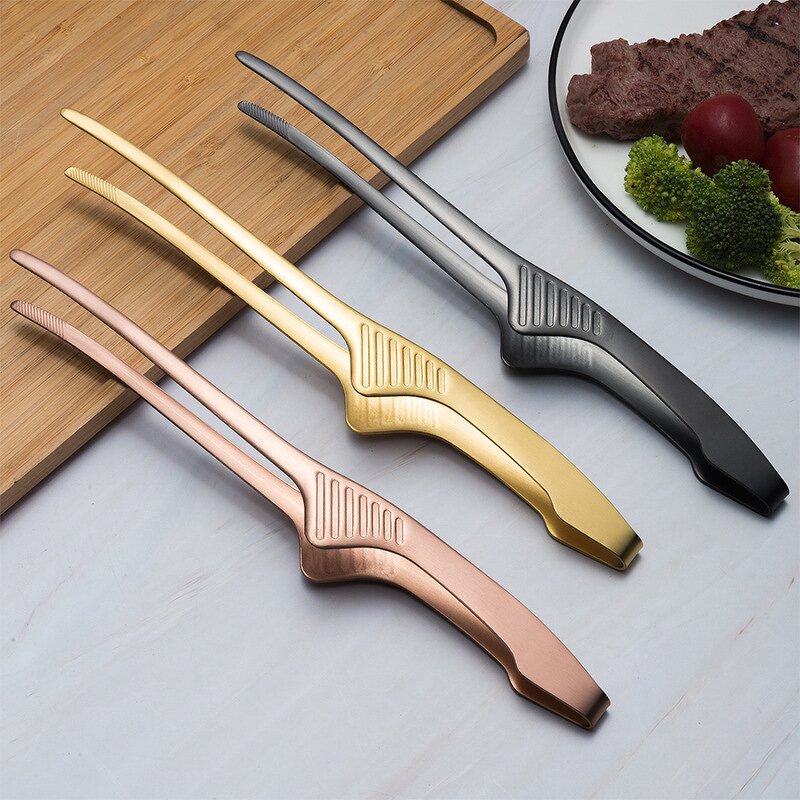 BBQ Clip Factory - OEM Stainless Steel Korean Steak Clamp Grilling Tool