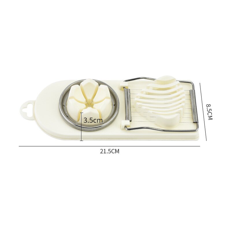 Egg Slicer Factory - OEM High Quality 2-in-1 Multifunctional Eco-Friendly Silicone