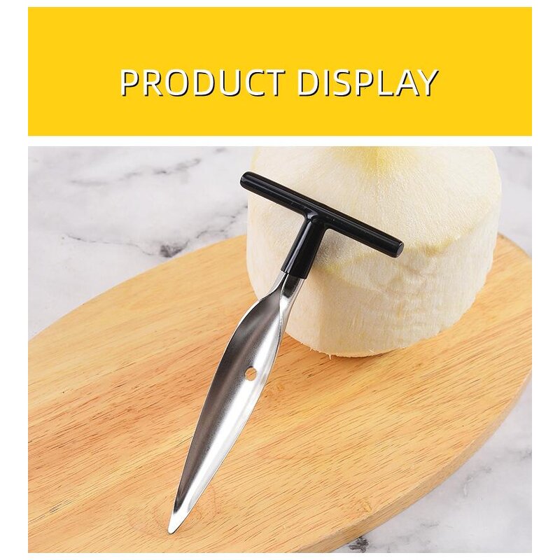 Coconut Spatula Cutter Factory - OEM Portable Stainless Steel Safe Manual Kitchen
